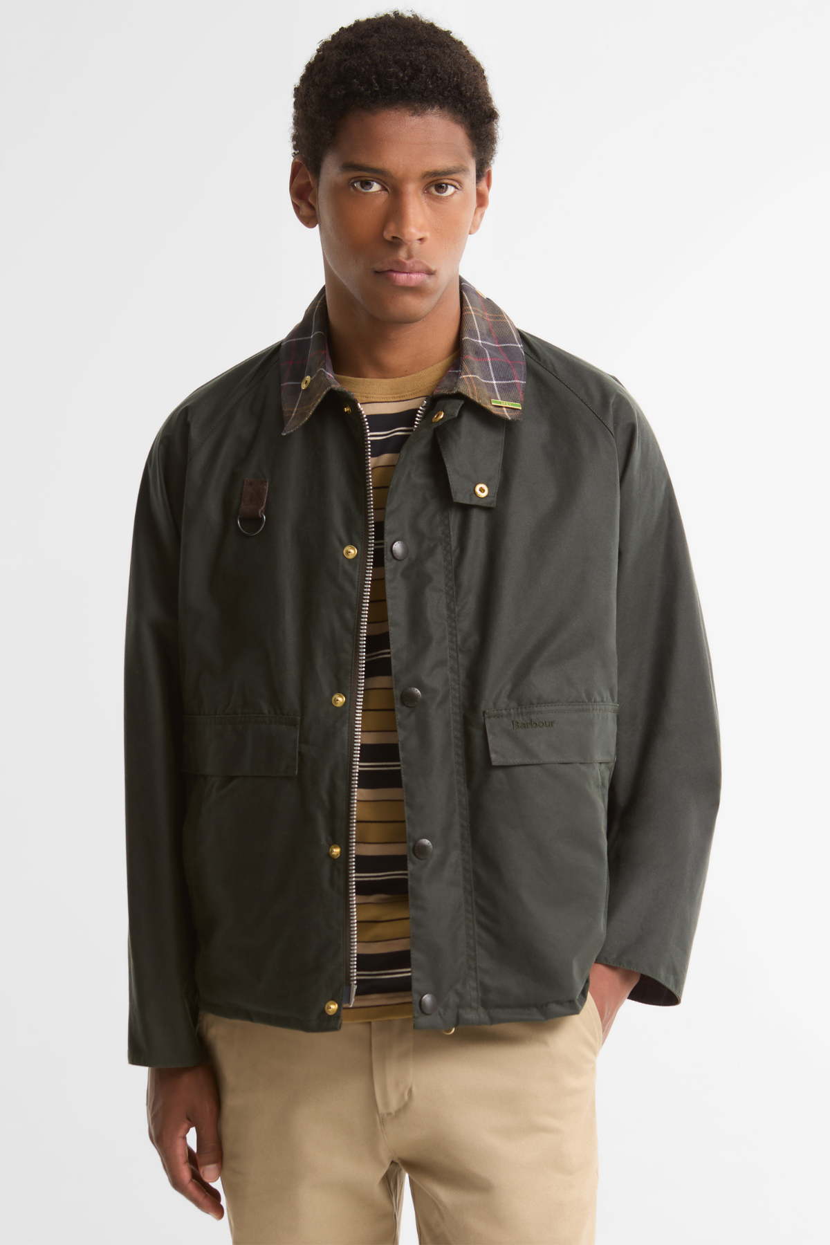 Barbour Icons Spey Yağlı Ceket SG51 Sage