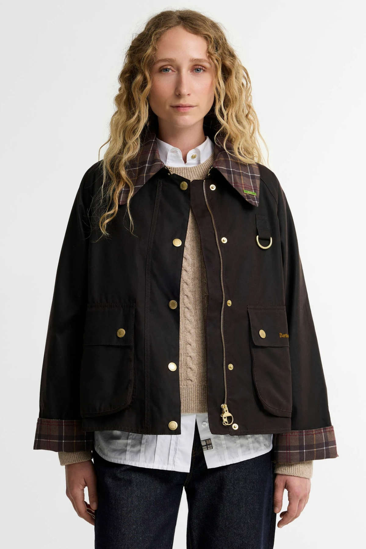 Barbour Icons Tartan Spey Yağlı Ceket RU91 Rustic Muted