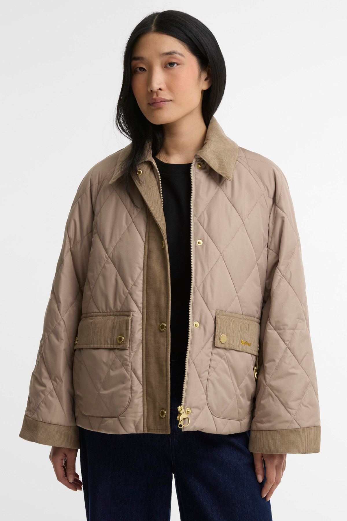 Barbour Kilnwick Kapitone Ceket SN31 Lt Trench/Ancient
