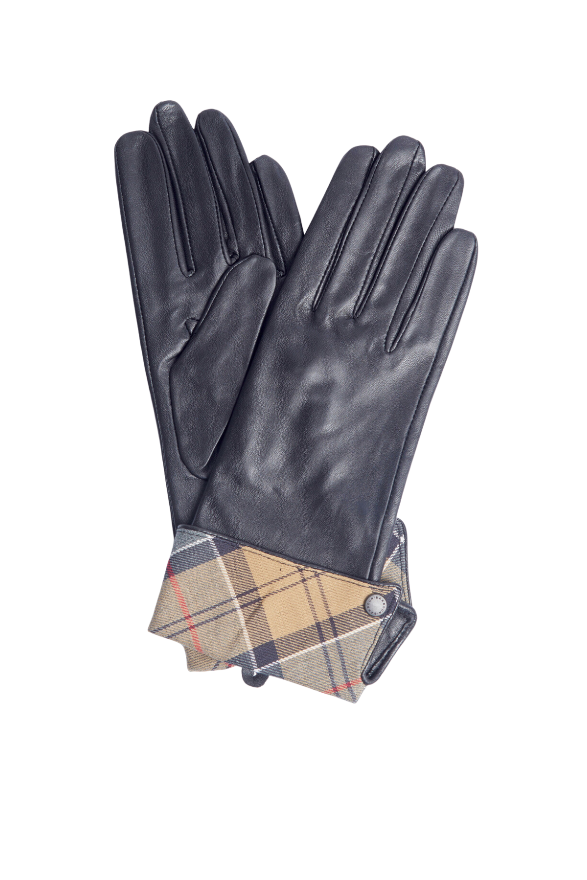 Barbour Lady Jane Leather Eldiven BK11 Black With