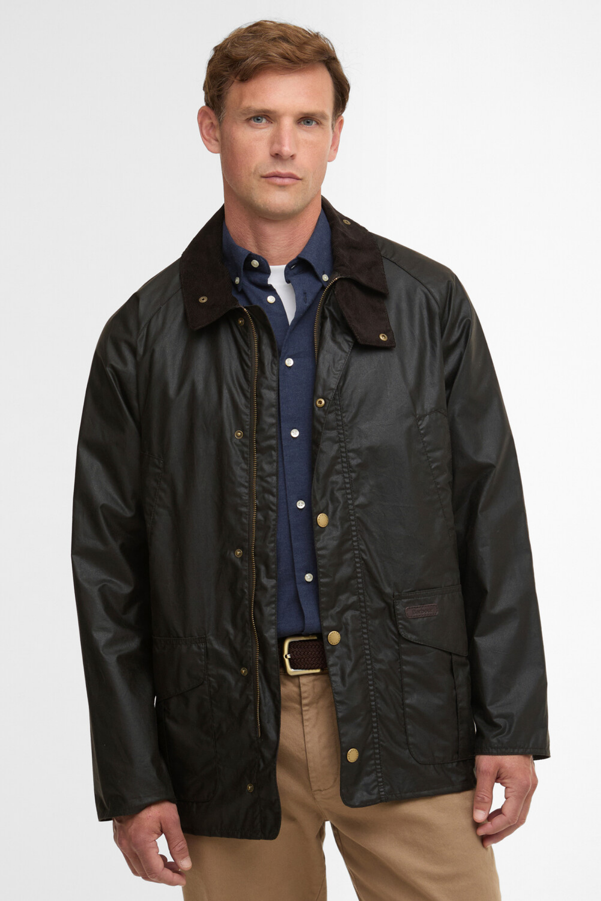 Barbour Lightweight Stratford Yağlı Ceket OL91 Dark Olive