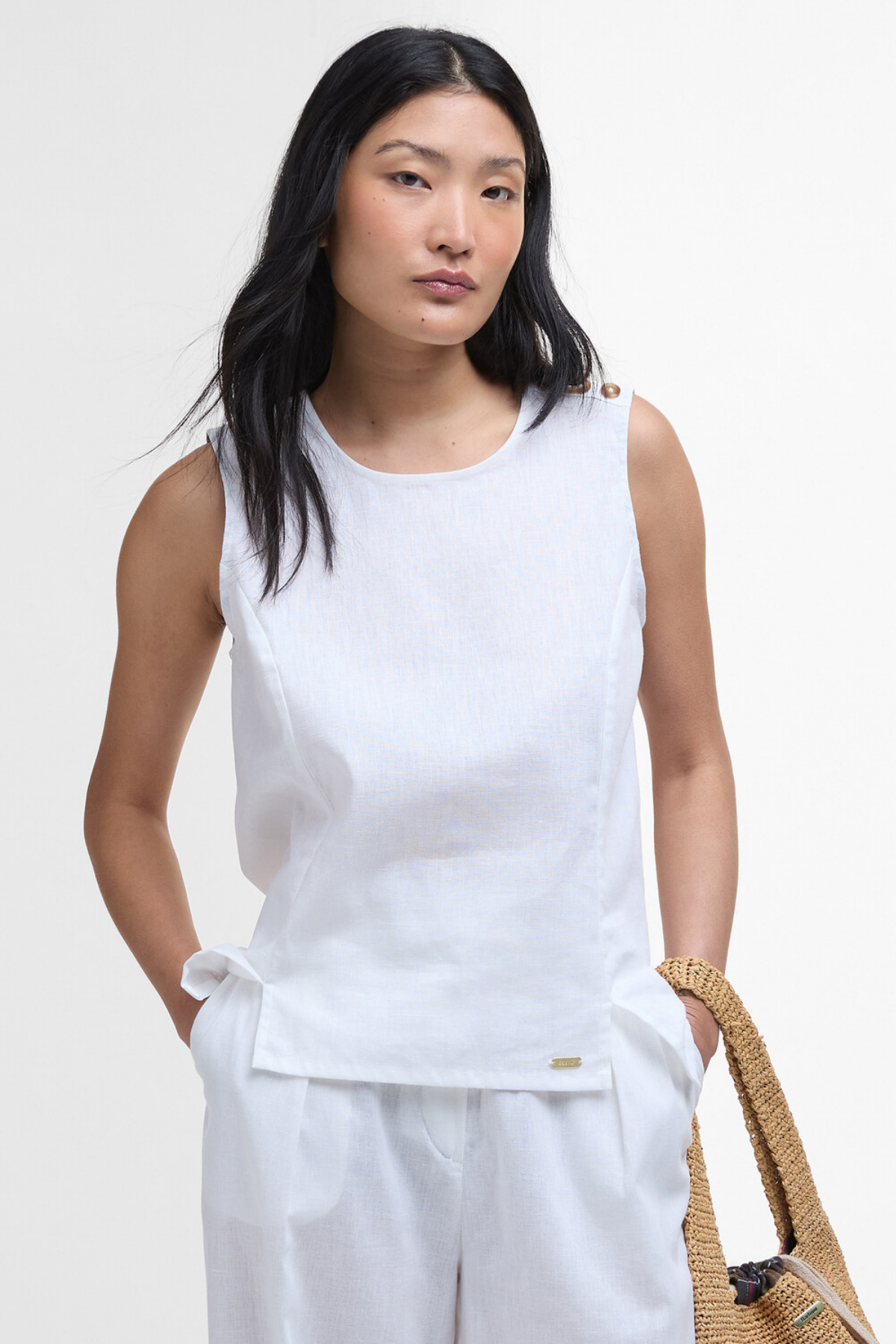 Barbour Lucy Bluz WH11 White