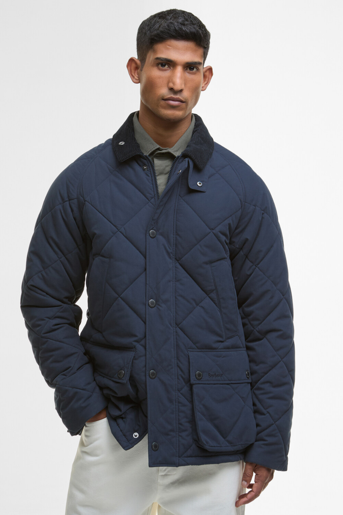 Barbour Modern Bedale Kapitone Ceket NY71 Navy