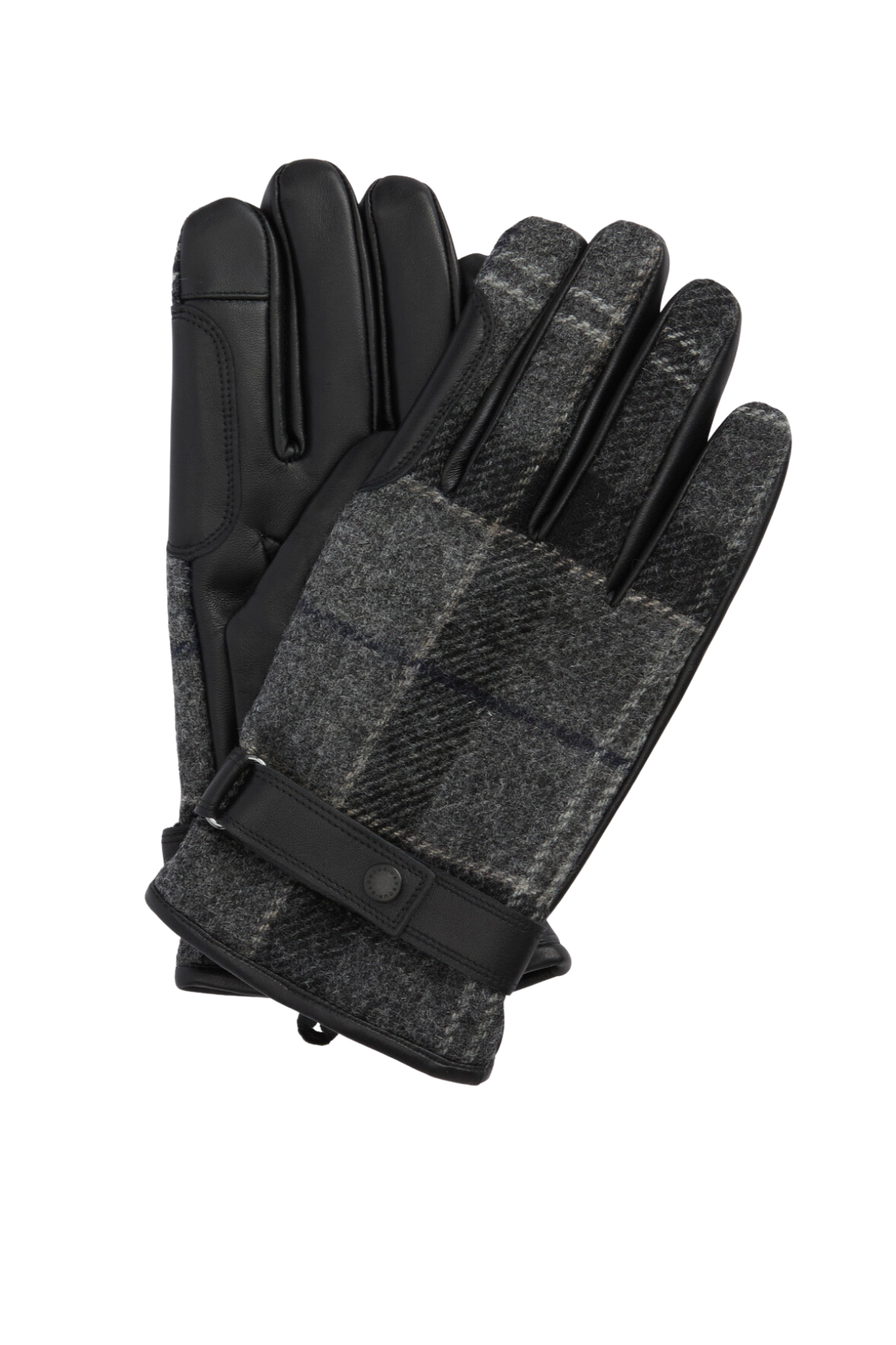 Barbour Newbrough Tartan Eldiven BK12 Black