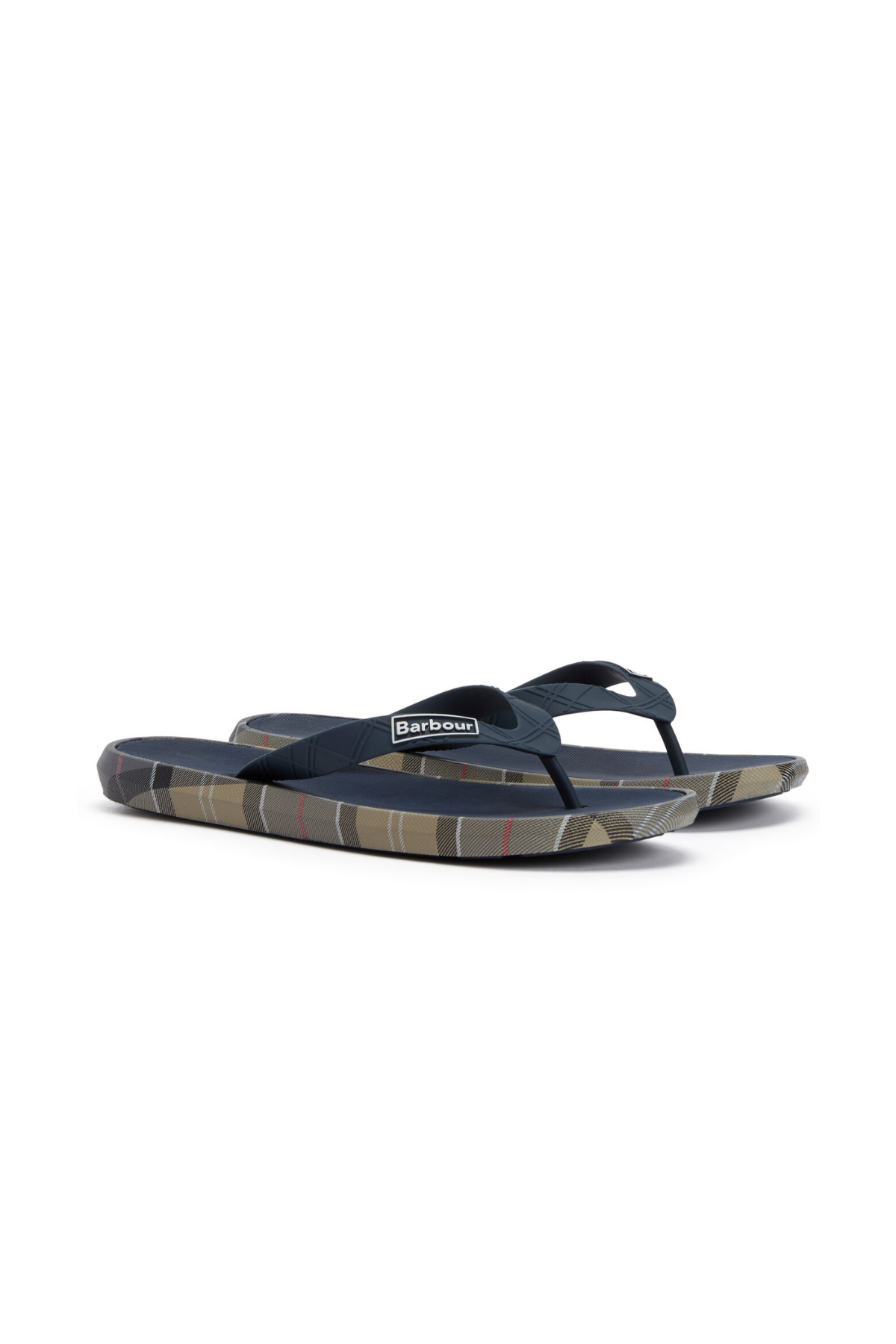 Barbour Oakdale Sandalet NY38 Navy/Dress Tartan