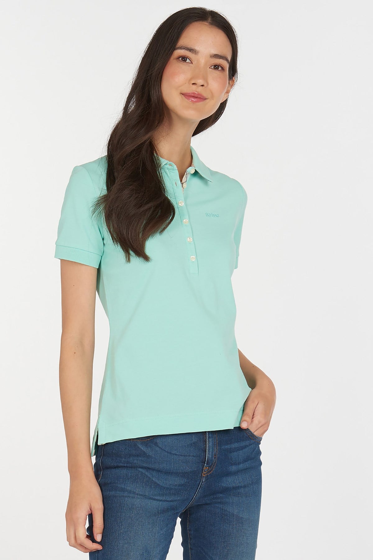Barbour Portsdown Top Polo Shirt GN39 Mint