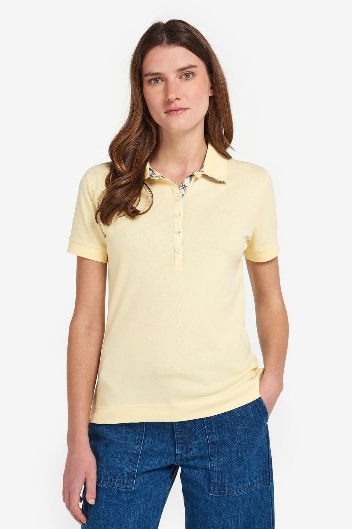 Barbour Portsdown Top Polo Yaka YE75 Yellow