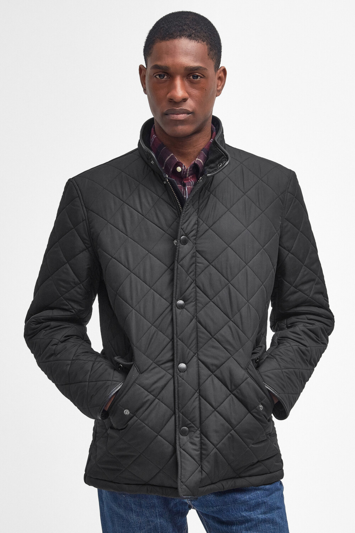 Barbour Powell Polar Kapitone Ceket BK11 Black