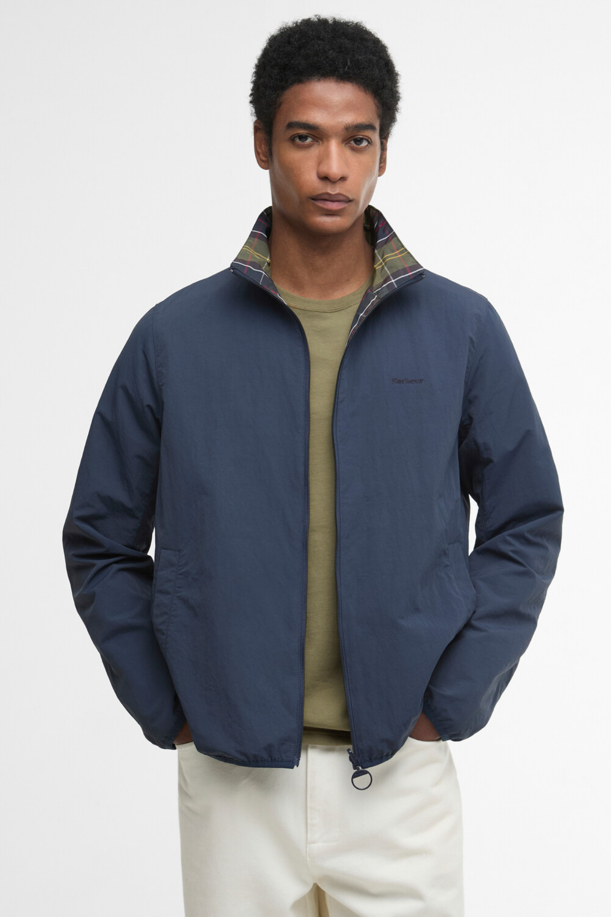 Barbour Reversible Korbel Showerproof Ceket NY71 Navy