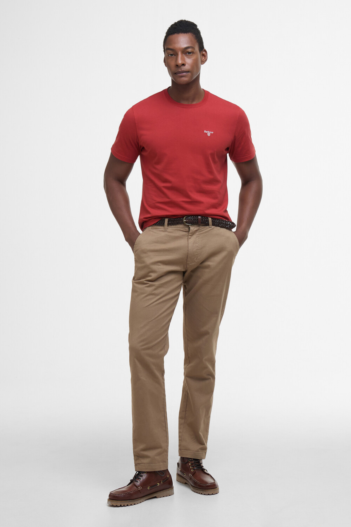 Barbour Sports T-Shirt RE25 Red Spice