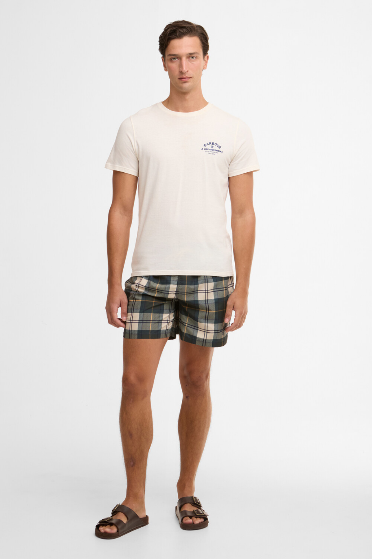 Barbour Staple Tartan Deniz Şortu TN51 Ancient Tartan