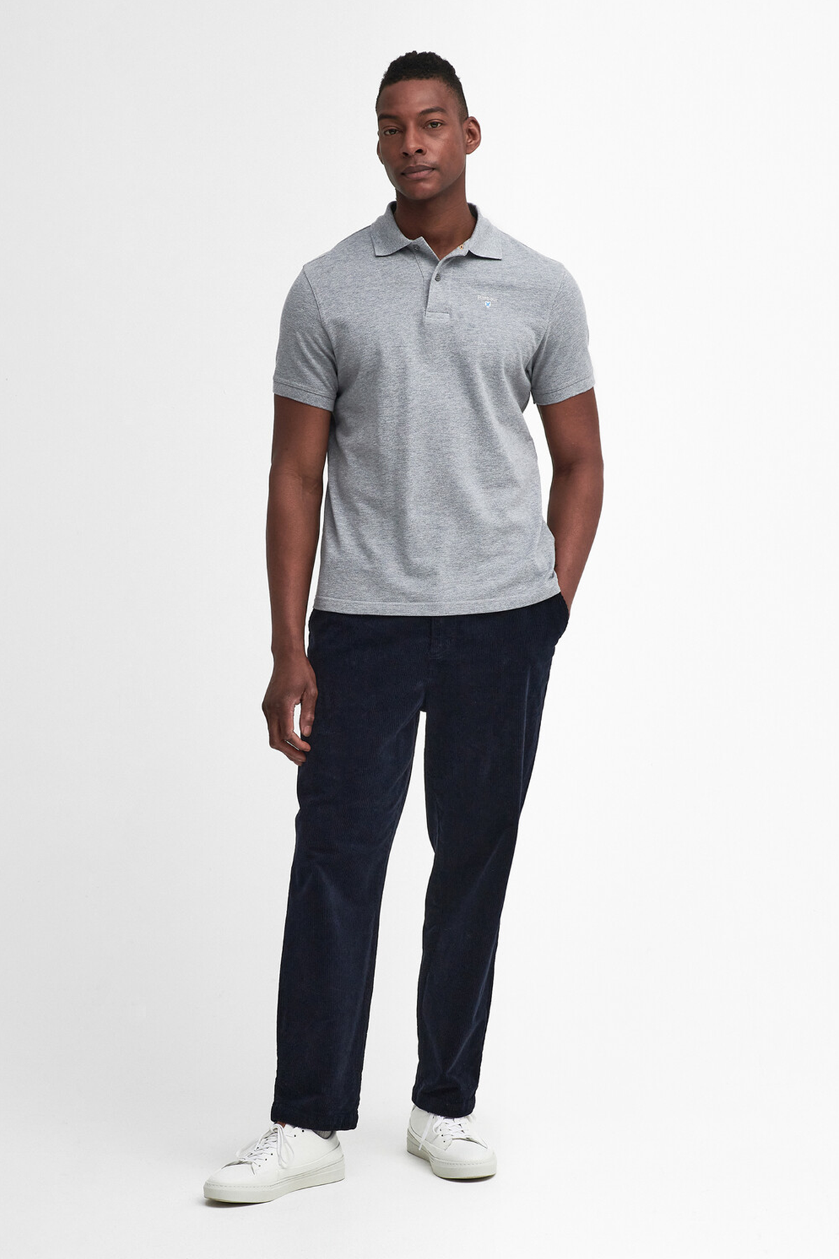 Barbour Stretch Cord Rahat Kesim Pantolon NY74 Dark Navy