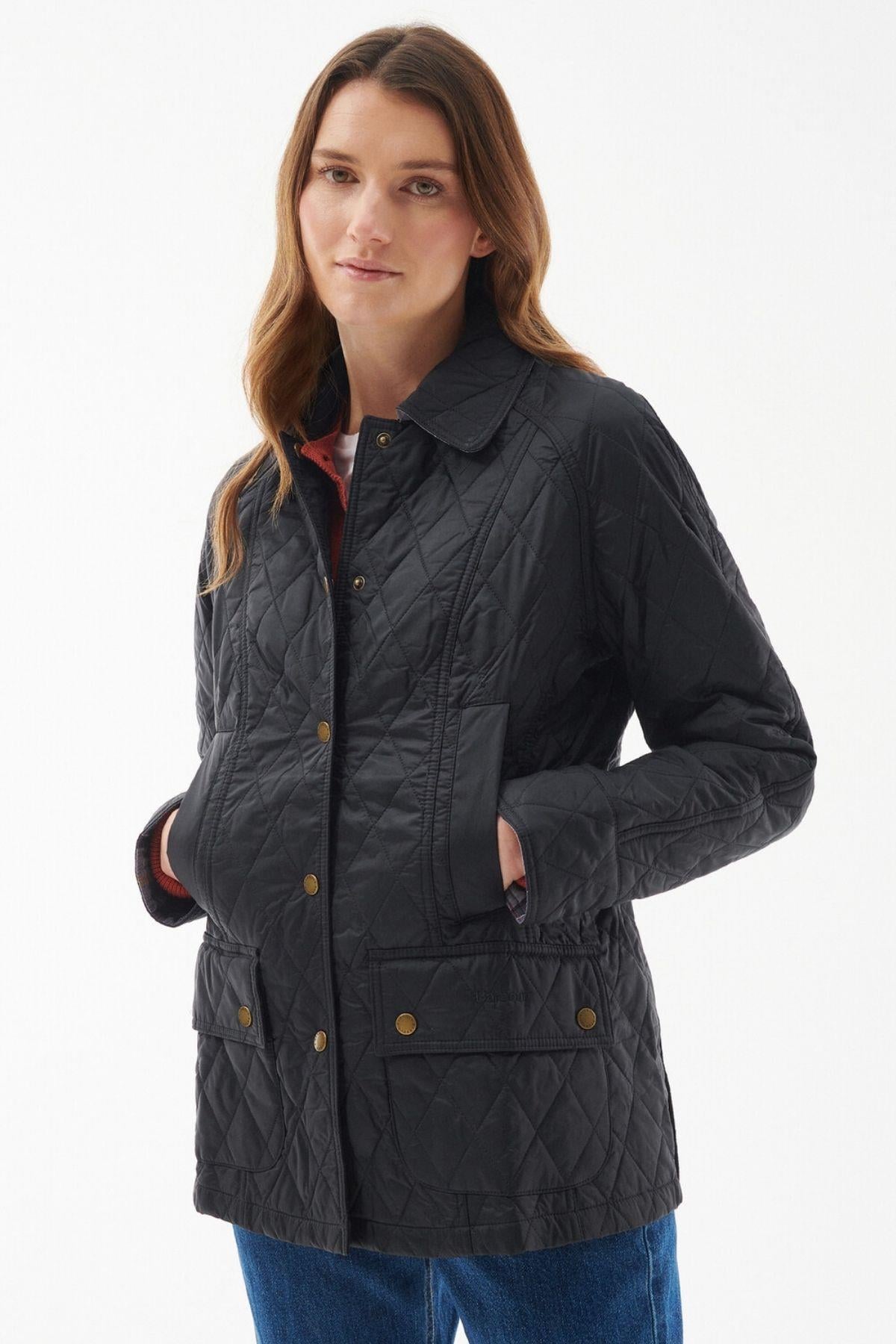 Barbour Summer Beadnell Kapitone Ceket BK91 Black