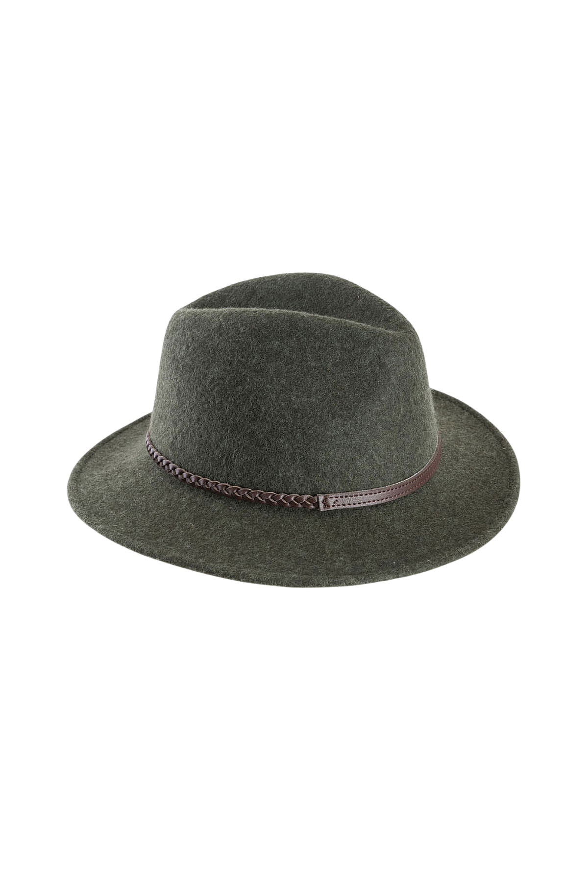 Barbour Tack Fedora Şapka OL35 Olive Melange
