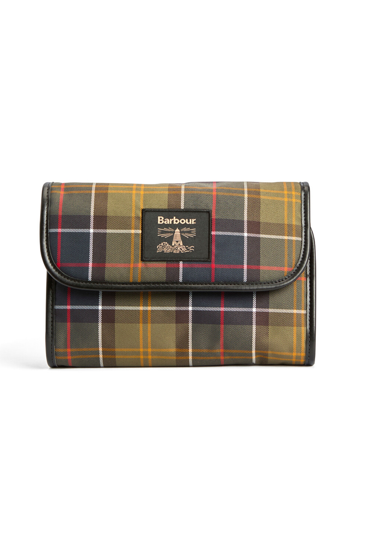 Barbour Tartan Hanging Washbag Organizer OL91 Classic/Beacon
