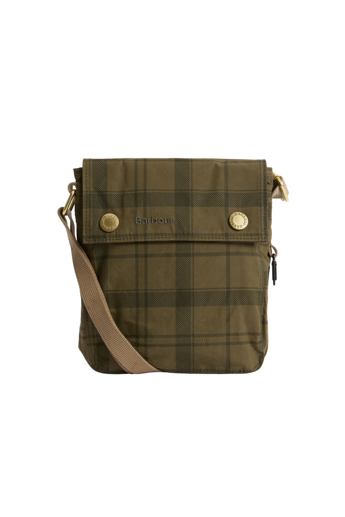 Barbour Transport Çapraz Çanta GN71 Dusky Green Tartan