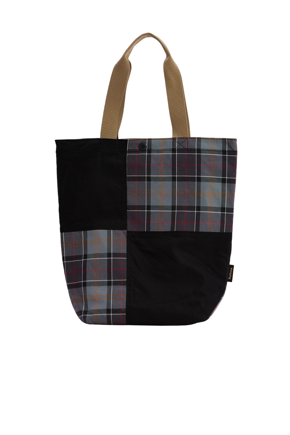 Barbour Transport Pachtwork Tote Çanta BK11 Black