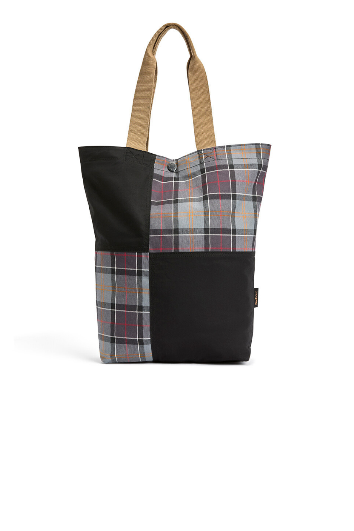 Barbour Transport Pachtwork Tote Çanta BK11 Black