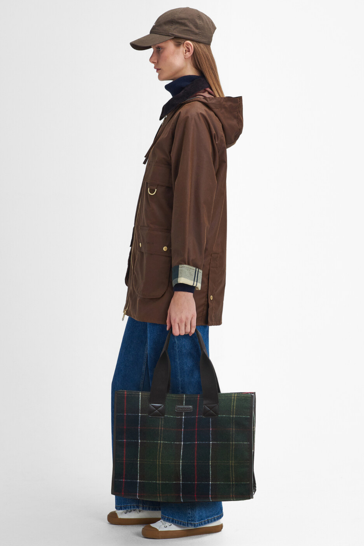 Barbour Turnberry Tartan Kol Çantası OL91 Classic Tartan