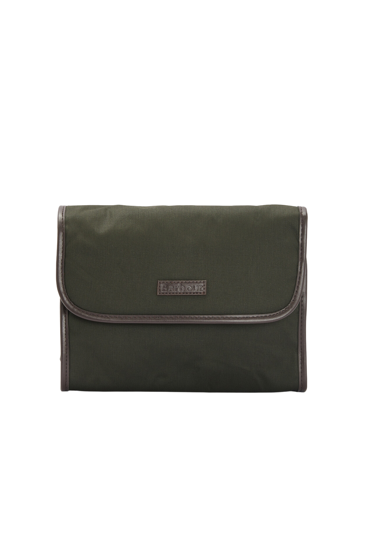 Barbour Wax Hanging Washbag Organizer OL71 Olive/Sand
