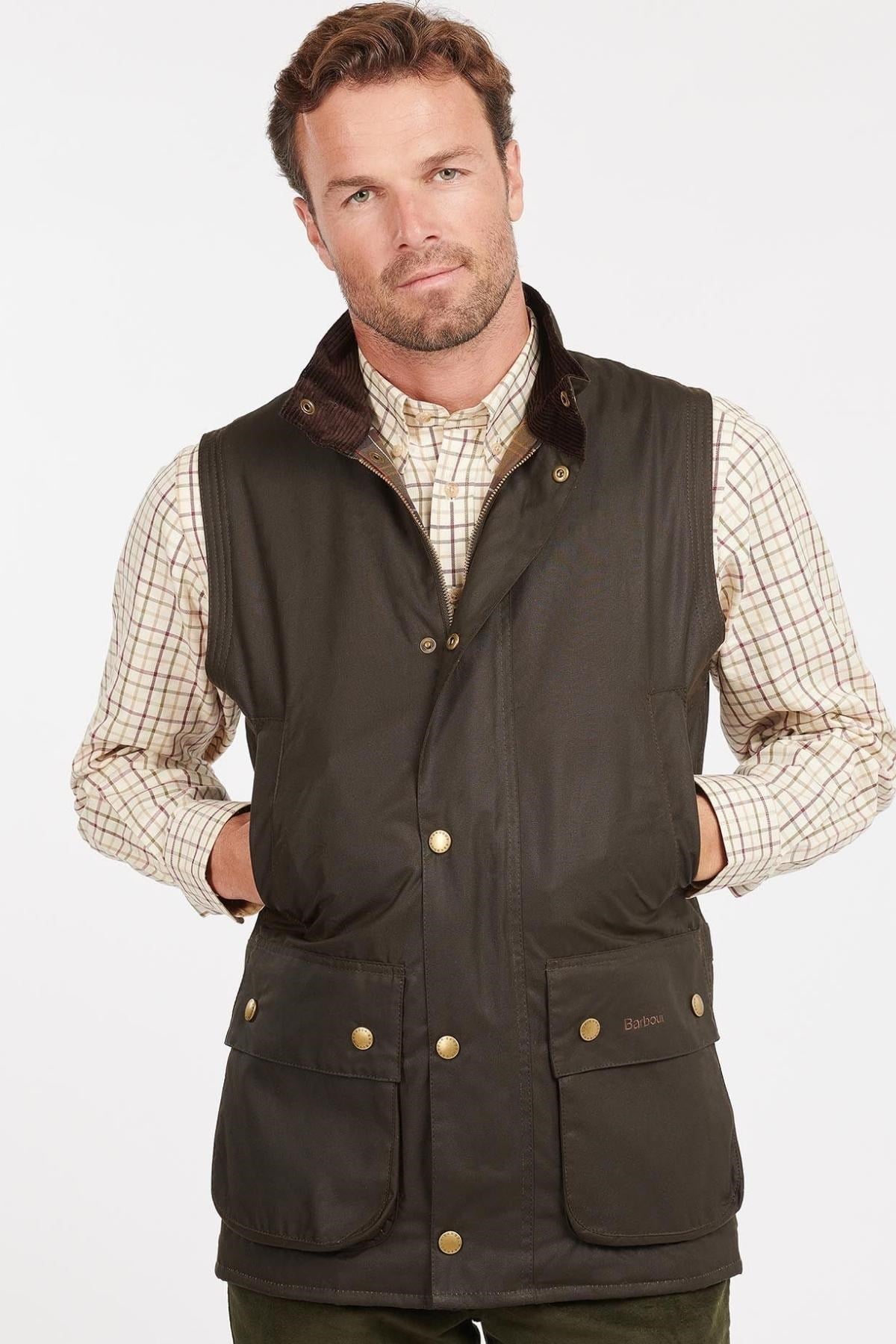 Barbour Westmorland Yağlı Yelek OL71 Olive