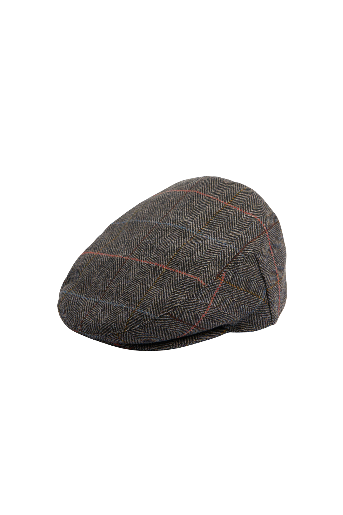 Barbour Wilkin Flat Şapka CH91 Charcoal Herringbone