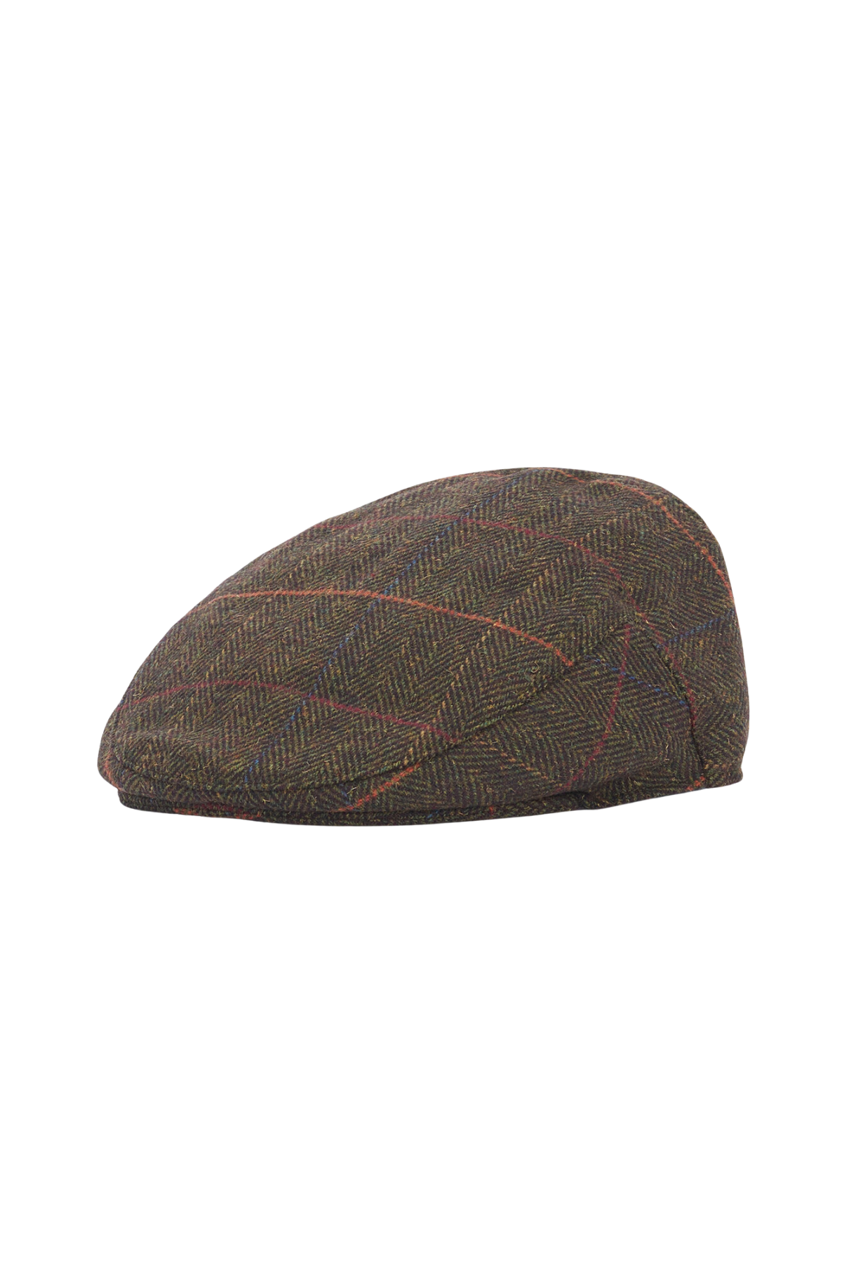 Barbour Wilkin Flat Şapka OL15 Olive Herringbone