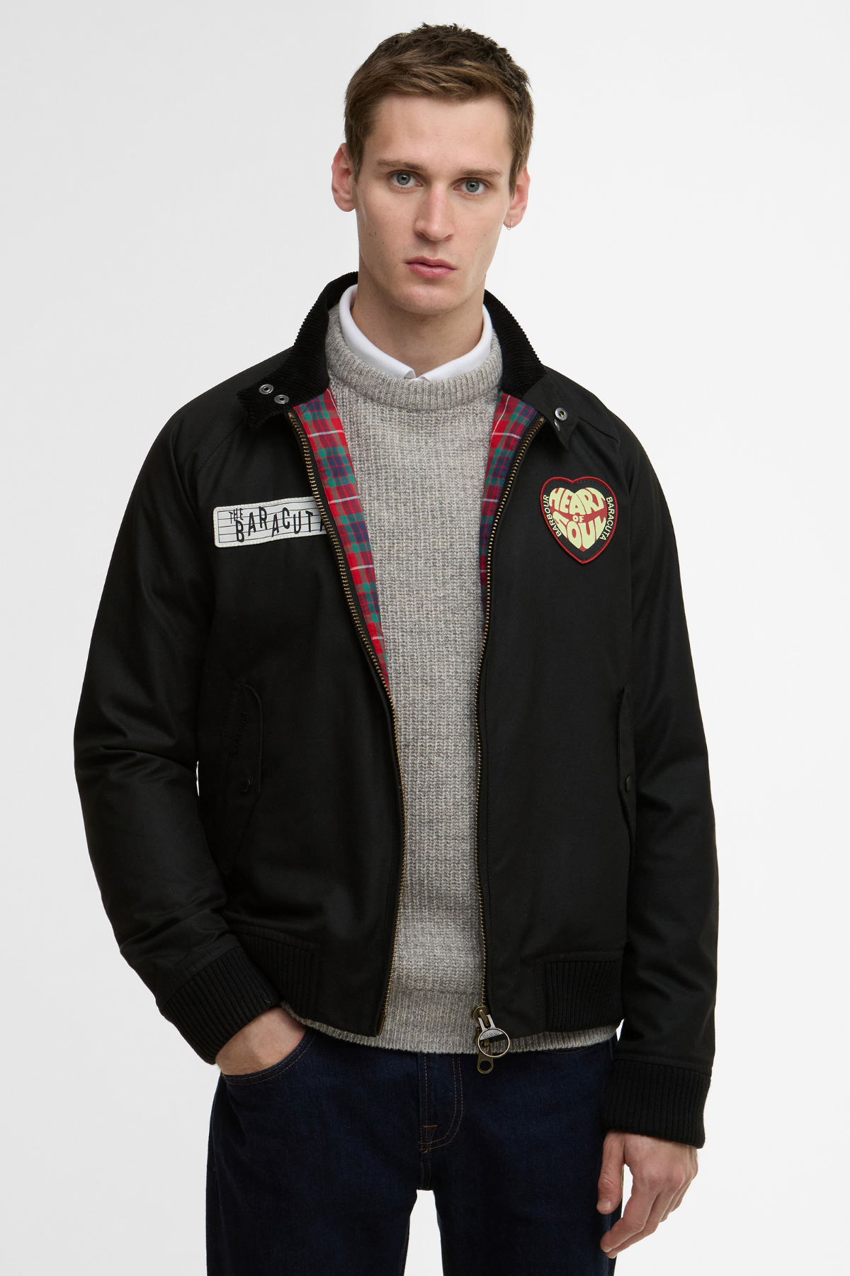 Barbour x Baracuta Badged Porton Yağlı Ceket BK31 Black