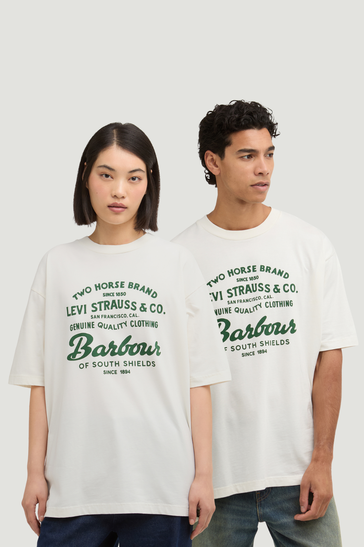 Barbour x Levi's Graphic T-Shirt WH32 Whisper White
