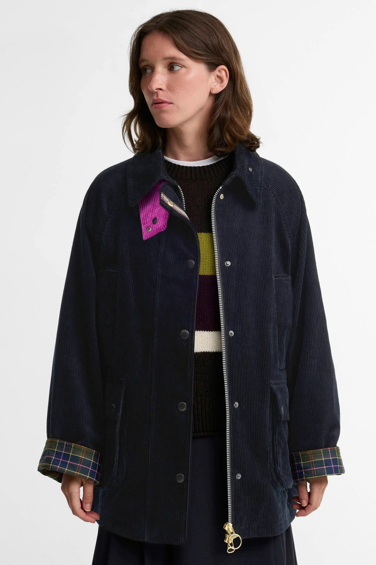 Barbour x Paul Smith Beaufort Ceket NY91 Dk. Navy