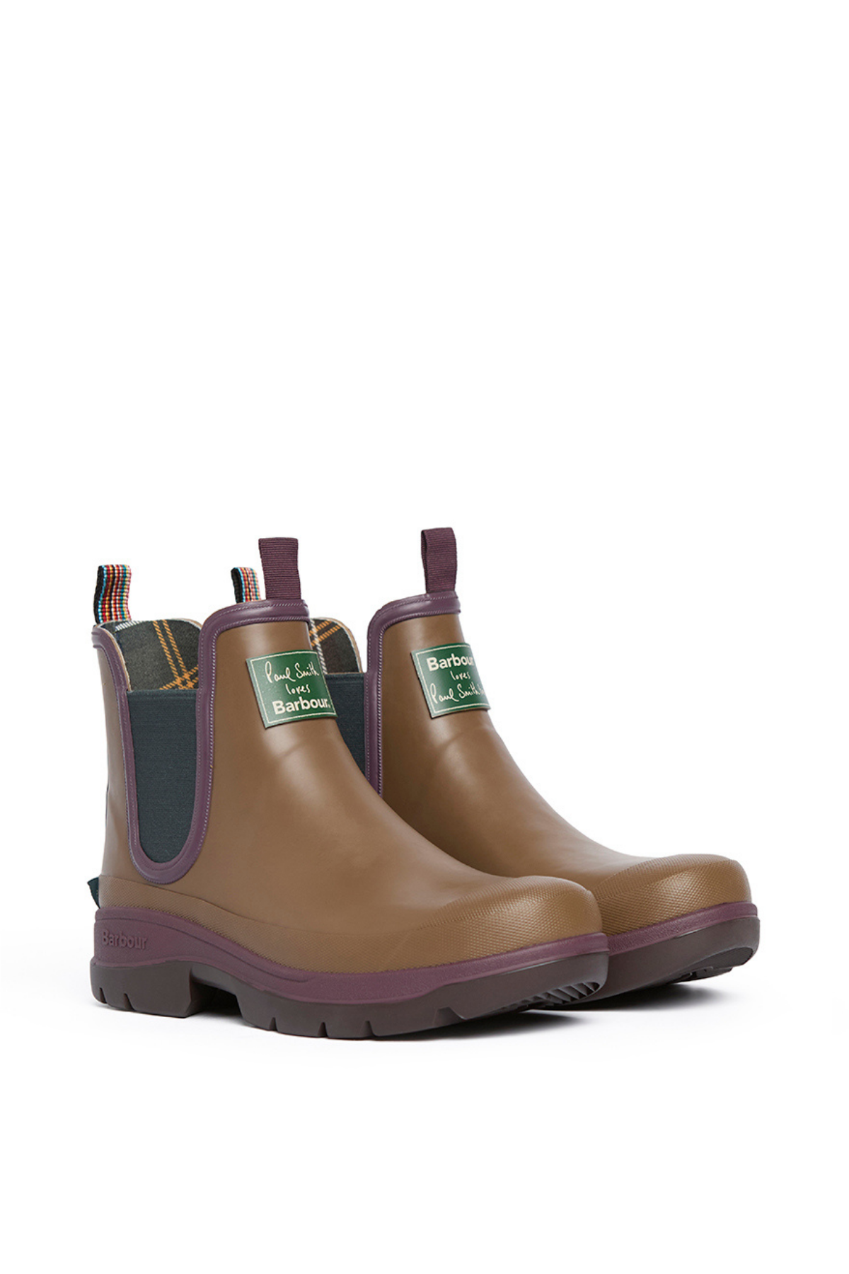 Barbour x Paul Smith Chelsea Welly Bot TA51 Tan