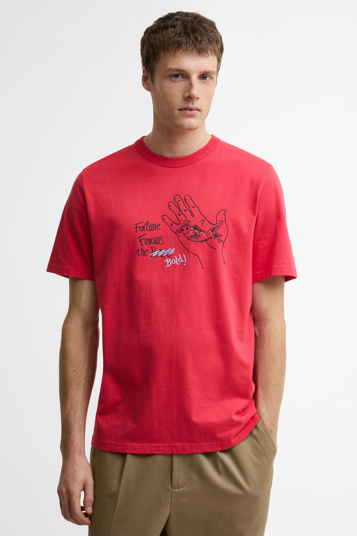 Barbour X Paul Smith Fortune Graphic T-Shirt RE51 Winterberry