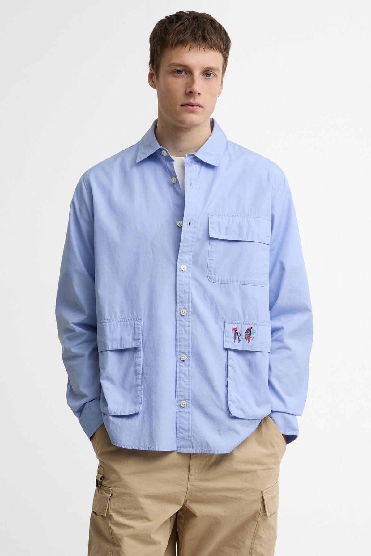 Barbour X Paul Smith Swale Gömlek BL54 Mid Blue