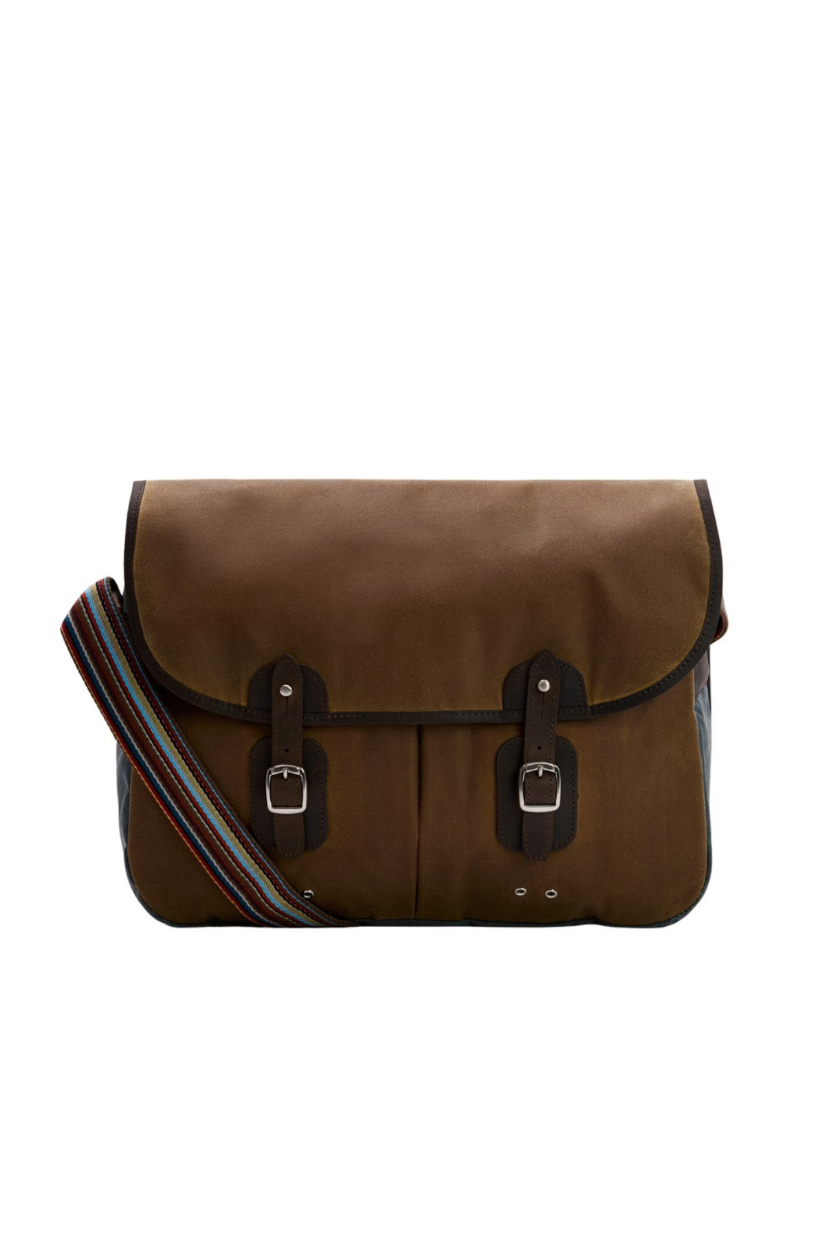 Barbour x Paul Smith Tarras Yağlı Çanta TA51 Tan