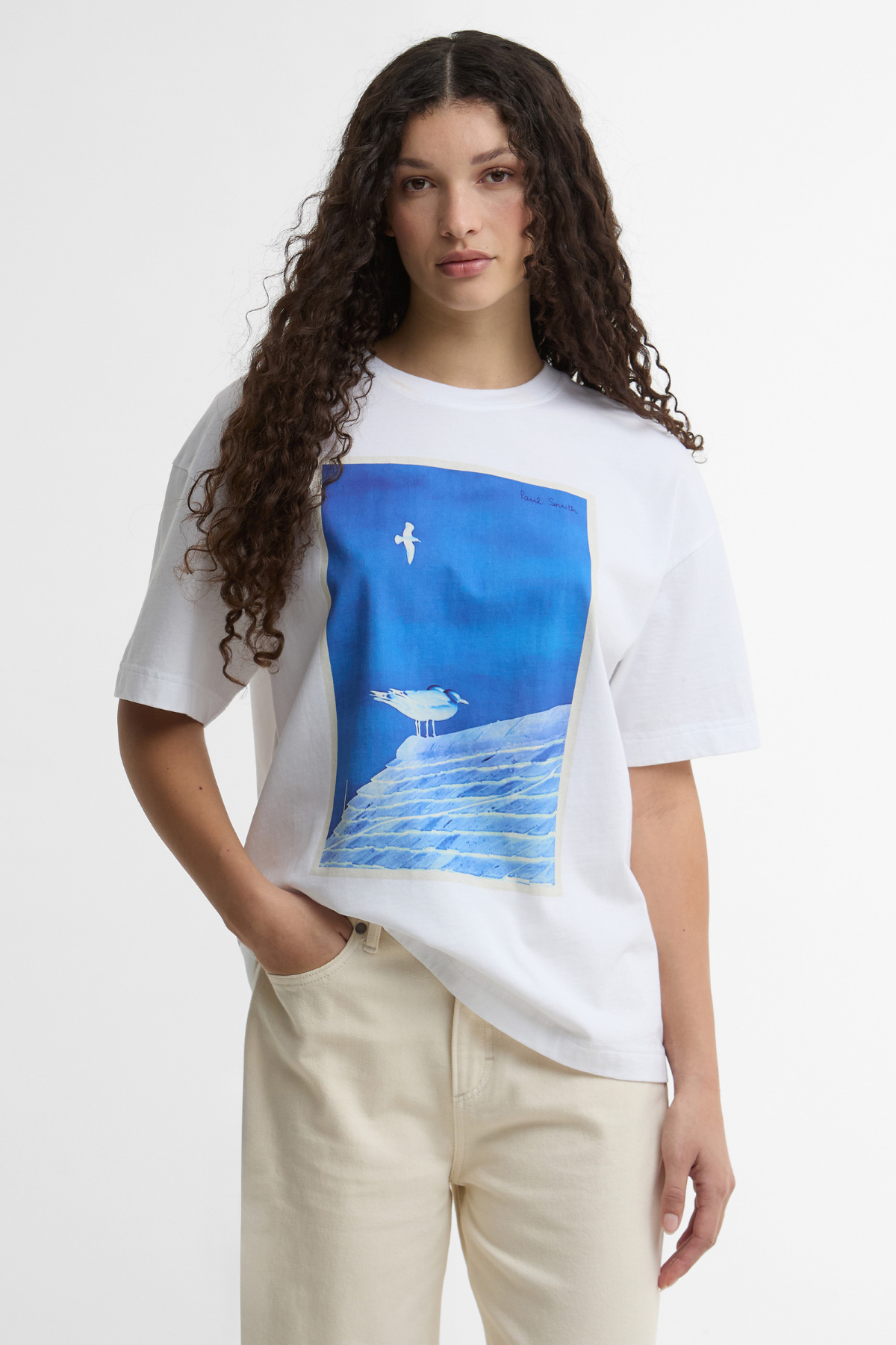 Barbour X Paul Smith Tenby T-Shirt WH11 White