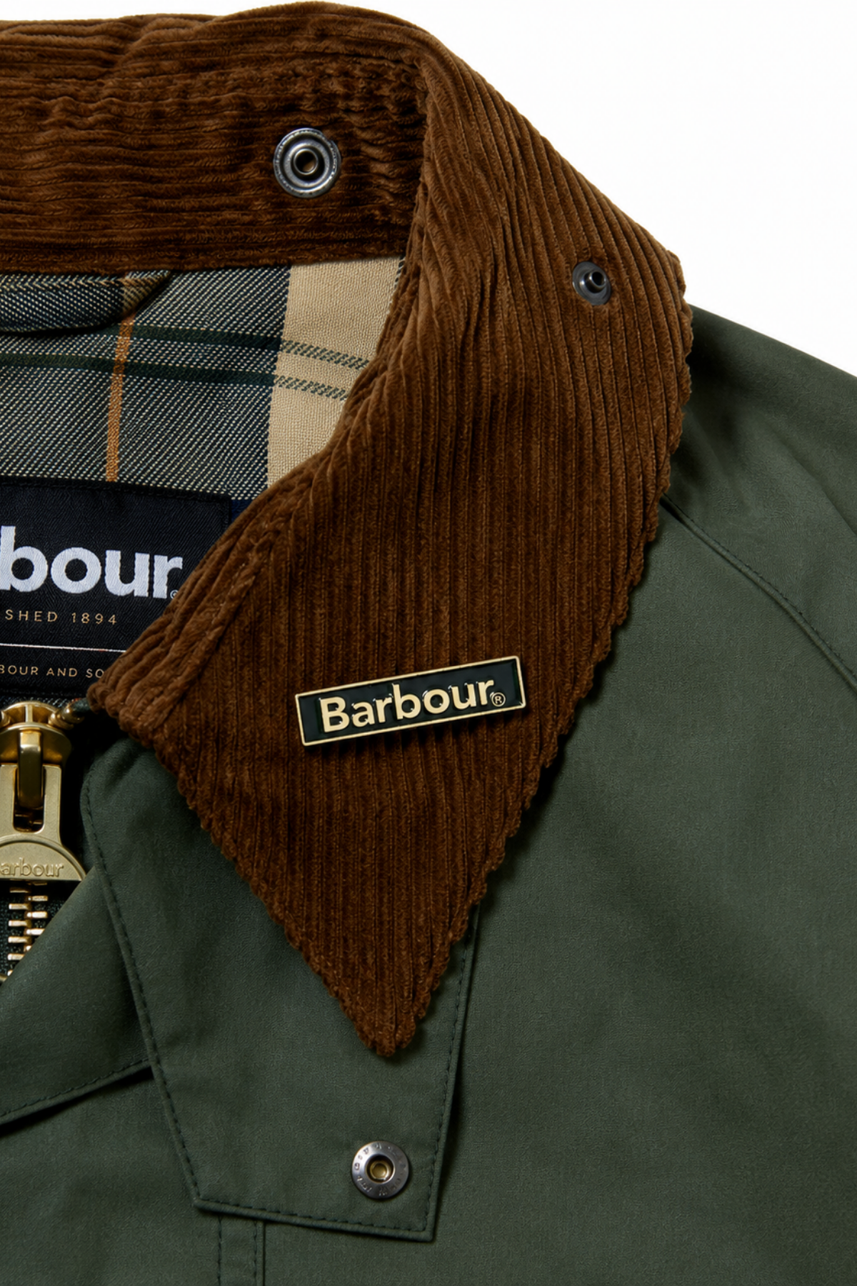 Barbour Yaka Rozeti Gold