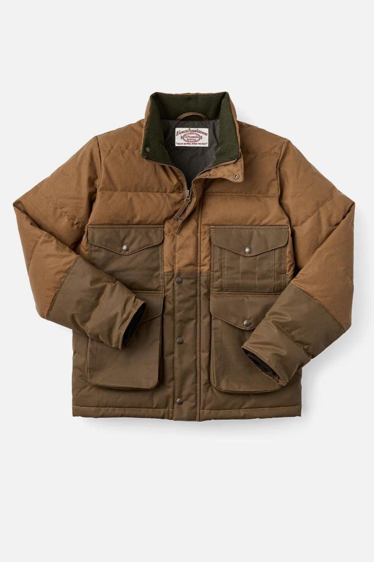Filson Down Cruiser Yağlı Ceket Dark Tan