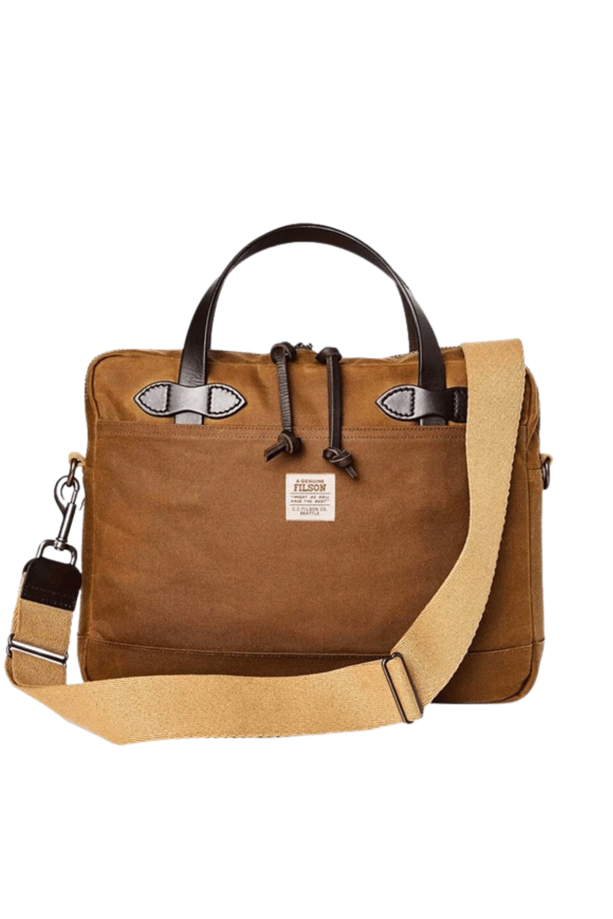 Filson Tin Cloth Compact Evrak Çantası Dark Tan