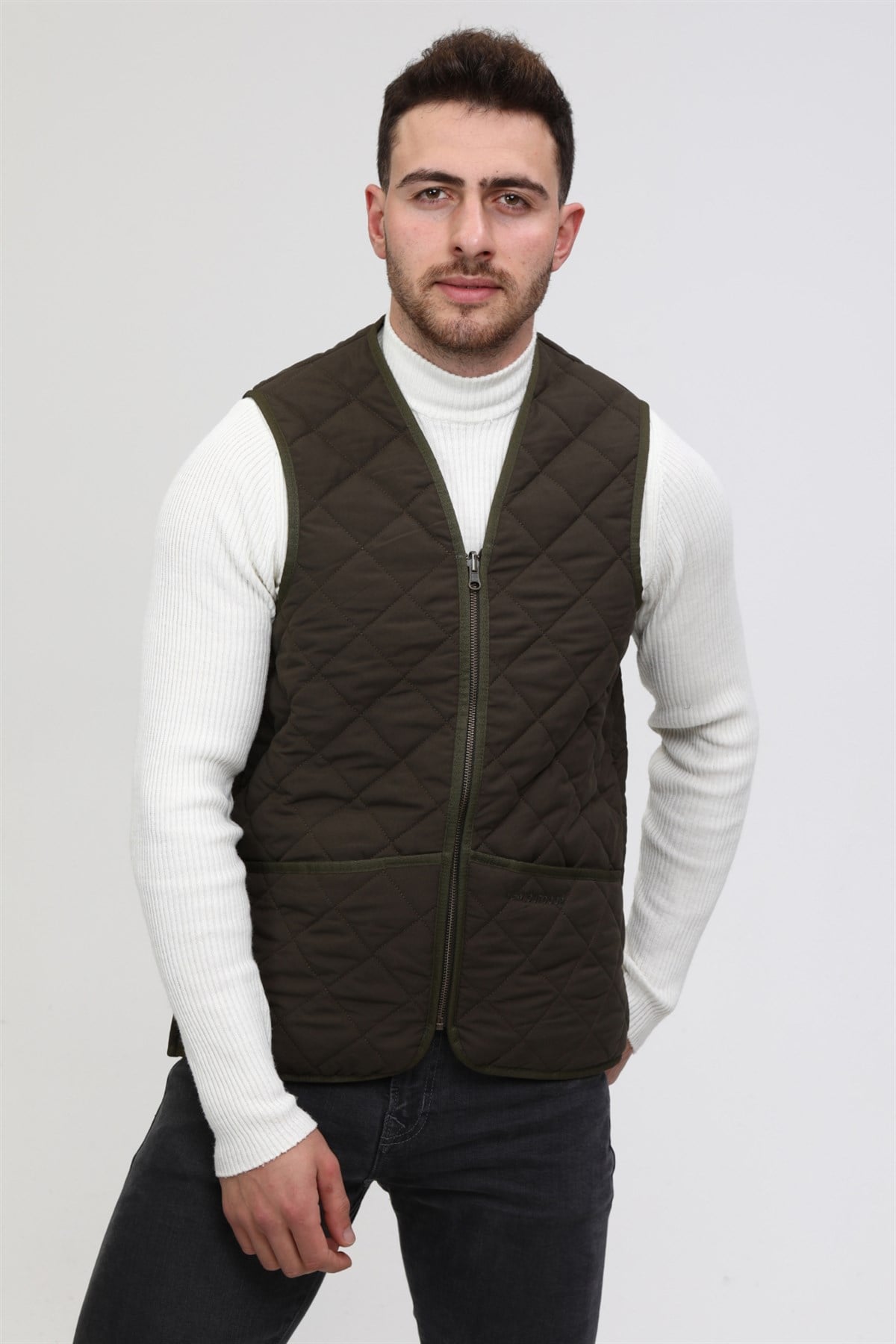 New Outdoor Winter İçlik Yelek Haki