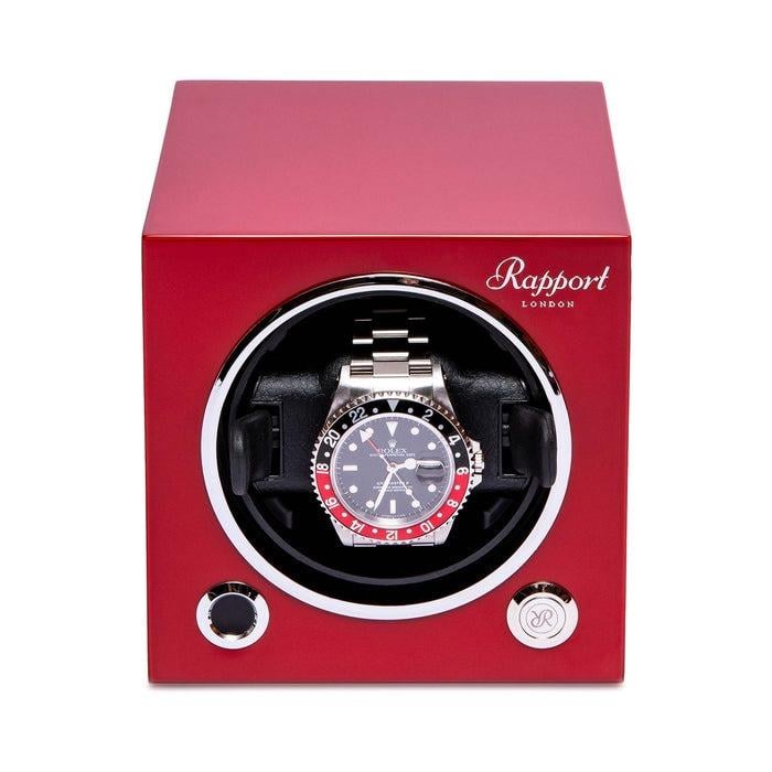 Rapport London Evo Tekli Saat Kurma Kutusu Crimson Red