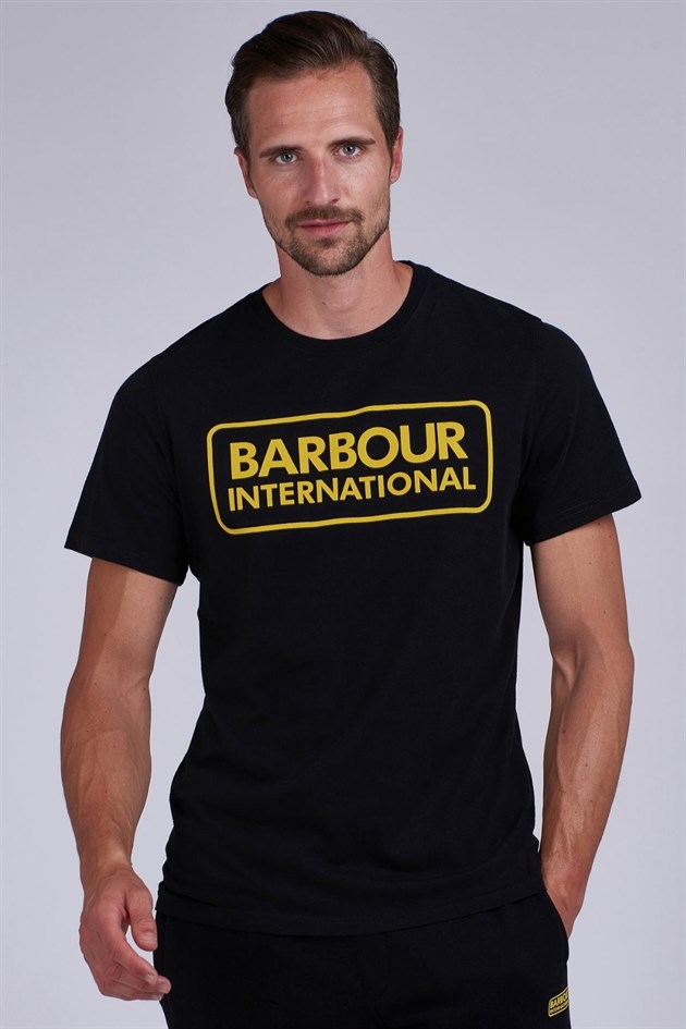 B.Intl Ess Large Logo T-Shirt BK91 Black/Yellow