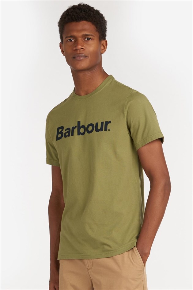 Barbour Logo T-Shirt OL39 Burnt Olive