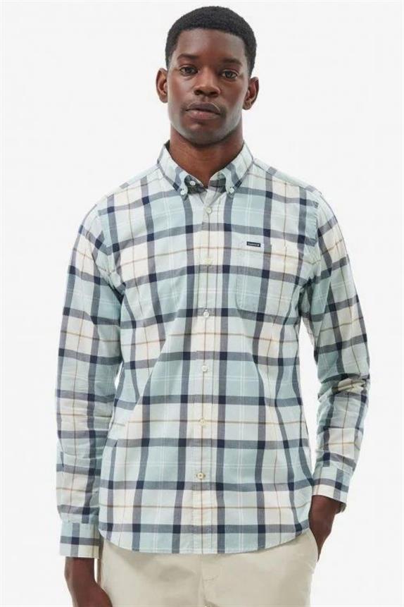 Barbour Rawley Tailored Gömlek TN97 Blue Chalk Tartan