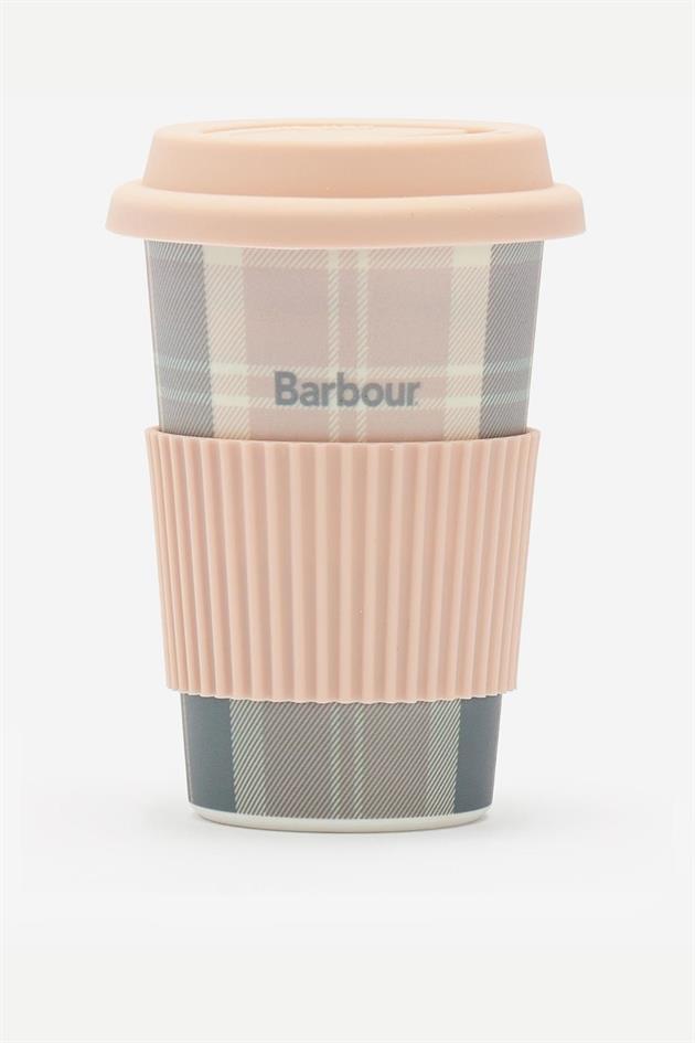 Barbour Reusable Tartan Seyahat Kupası PI11 Pink/Grey