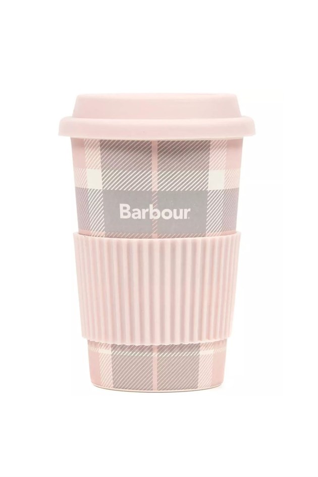 Barbour Tartan Seyehat Kupası PI11 Pink/Grey