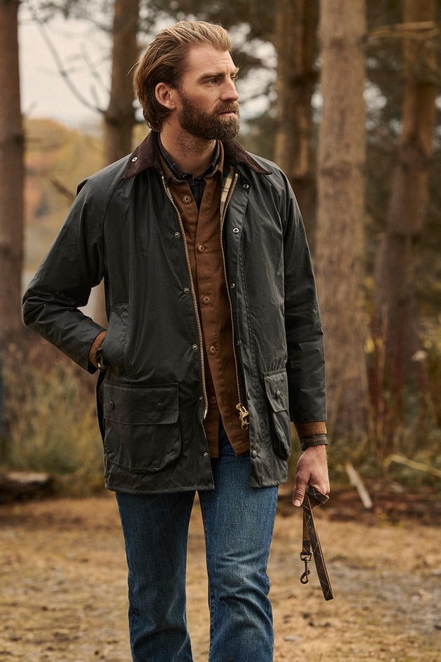 Brown Barbour Classic Beaufort Olive Classic Beaufort Barbour