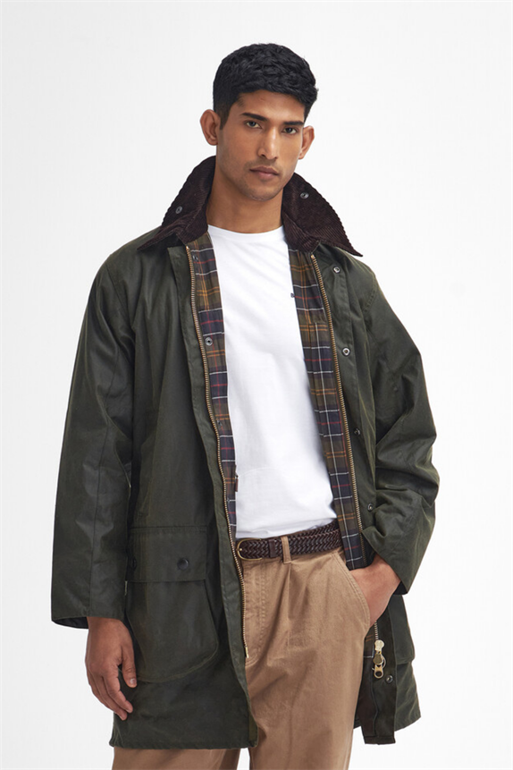 Barbour Border Yağlı Ceket OL99 Archive Olive Barbour Border Yağlı Ceket OL99 Archive Olive
