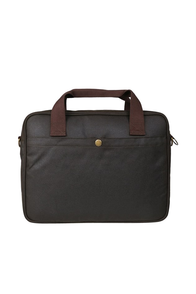 Barbour Longthorpe Ya l 14 inc Laptop Cantas OL71 Olive