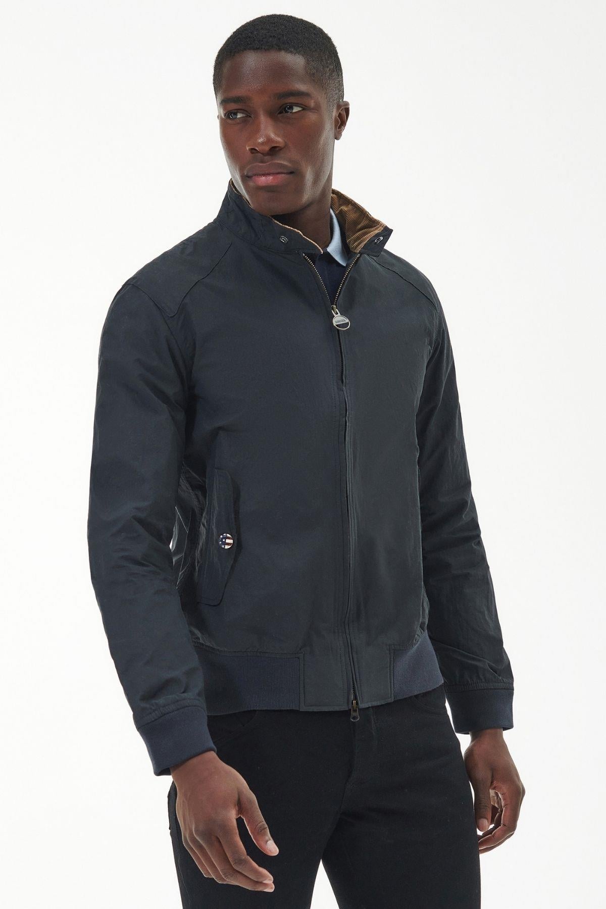 B.Intl Steve McQueen Harrington Ceket NY71 Navy
