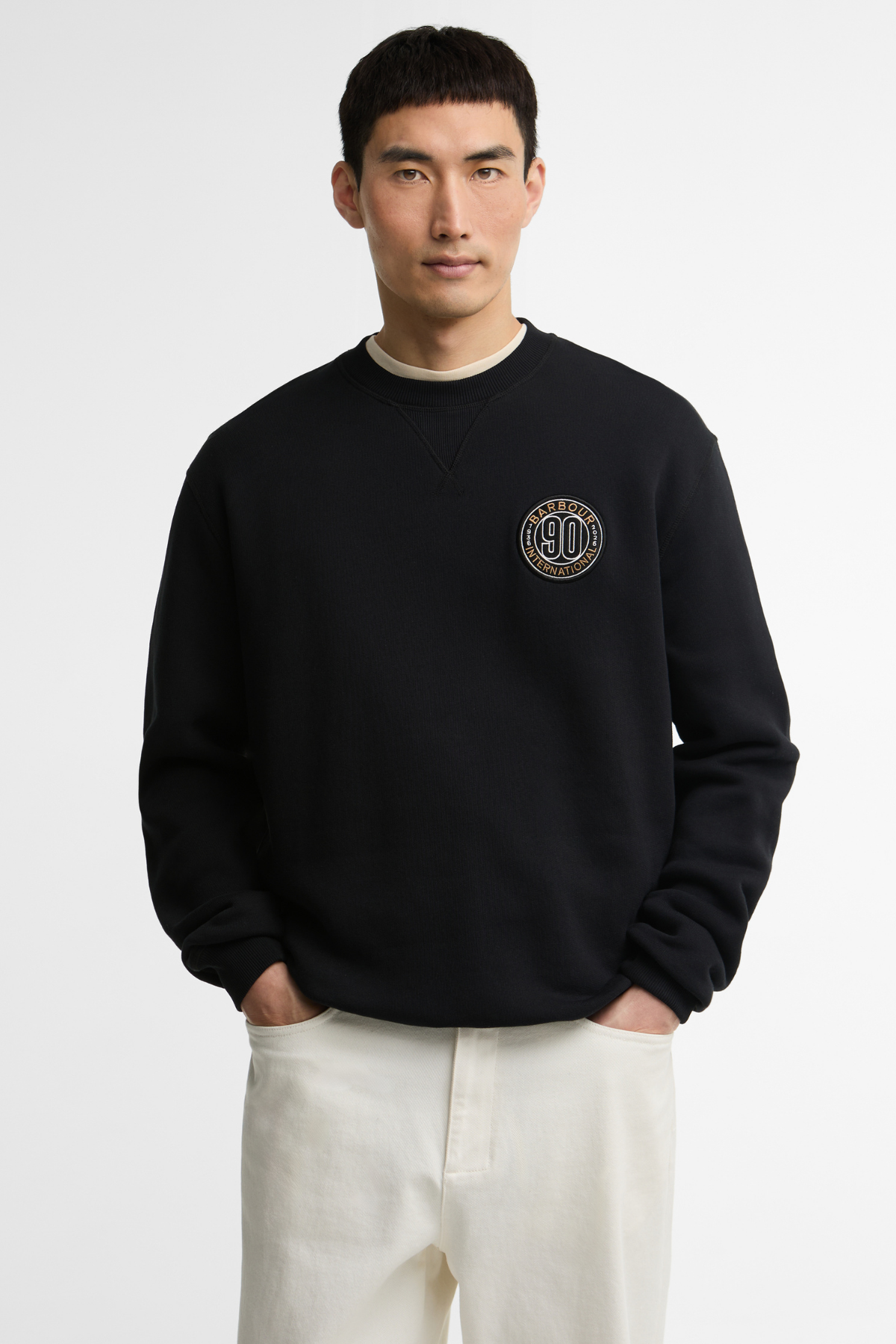B.Intl 90th Anniversary Graphic Sweatshirt BK11 Black